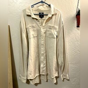 Rare Vans Kyle Walker Rose Embroidered White Button Down Shirt